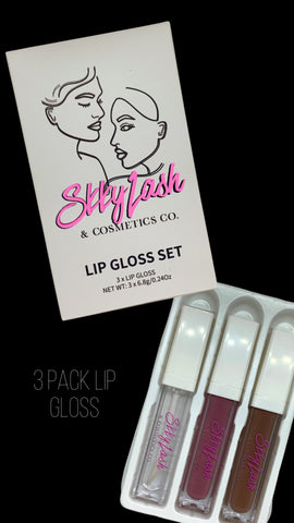 3 X LIP GLOSS SET